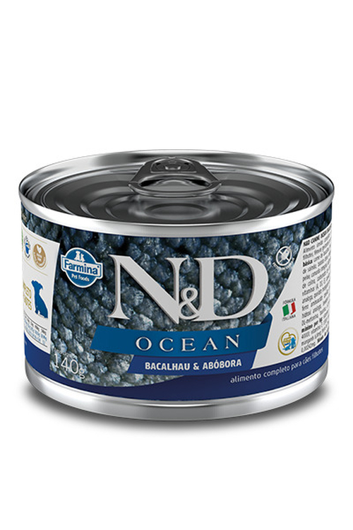 Comprar ND CANINE WET CEAN BACALHAU E ABOB PUPPY 0,14KG - a partir de R ...