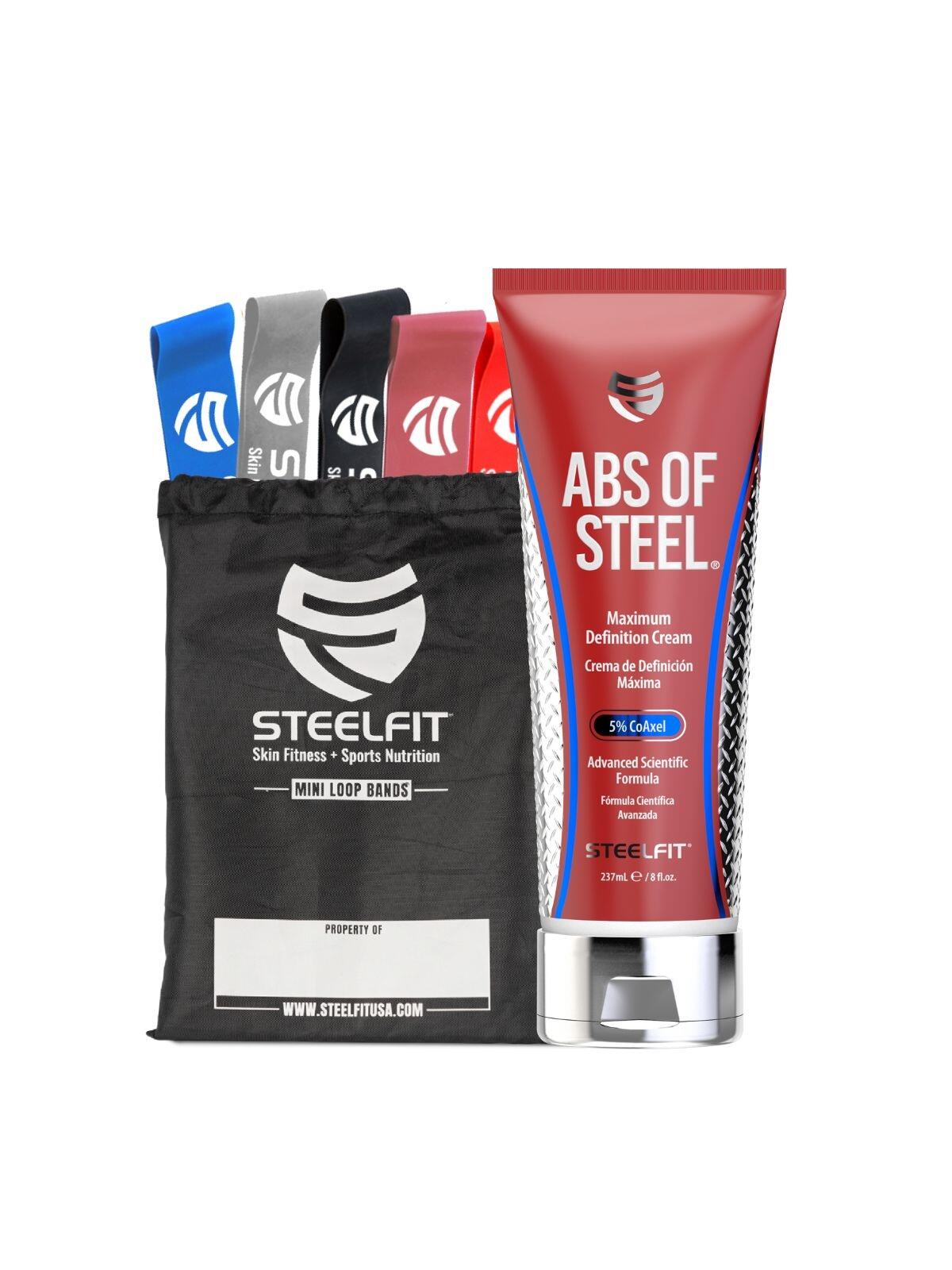 Abs of Steel (237ml/un) + Mini Bands