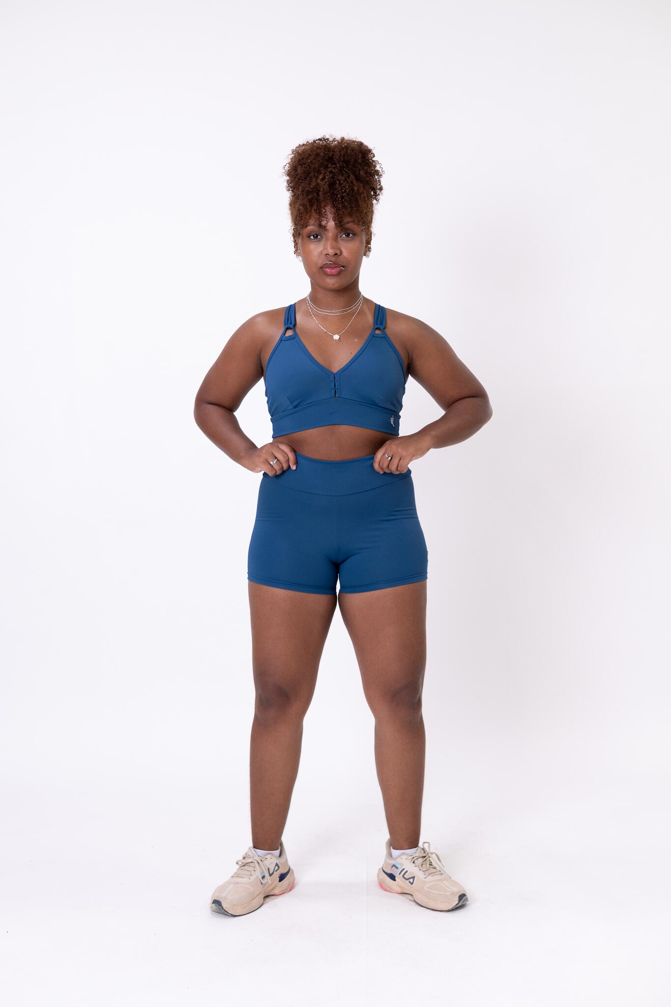 Conjunto Shortinho + Top Juliane Suplex adapftis Ouro