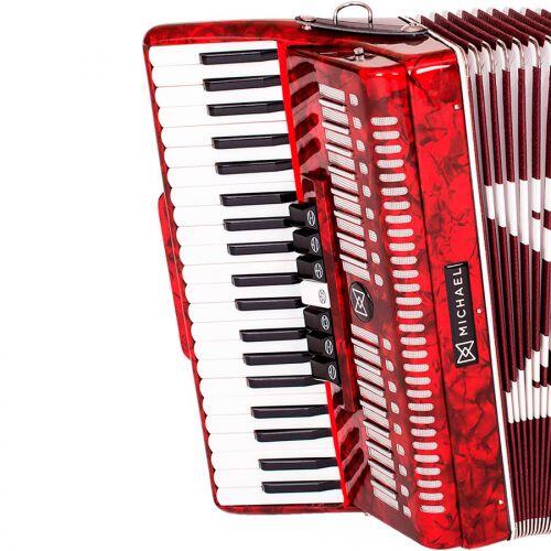Acordeon Michael ACM8007N 80 Baixos ? Timbre Intenso e Luxo - a