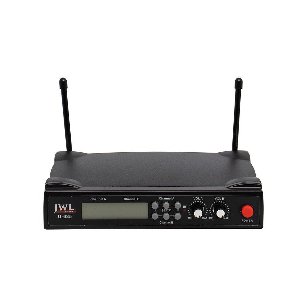 Comprar Microfone de uso Profissional JWL U-685 Duplo Sem Fio Tipo