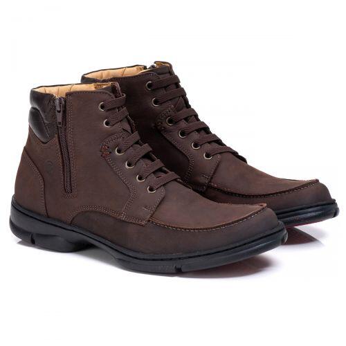 Bota Anatomic Gel 7970 Mustang Brown casual masculino