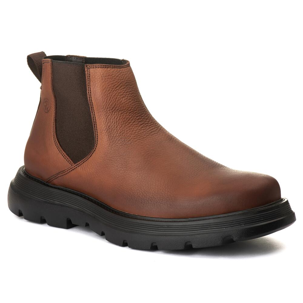 BOTINA BRONX ANATOMIC GEL 8811 FLOATER OIL CONHAQUE - BOTA CHELSEA