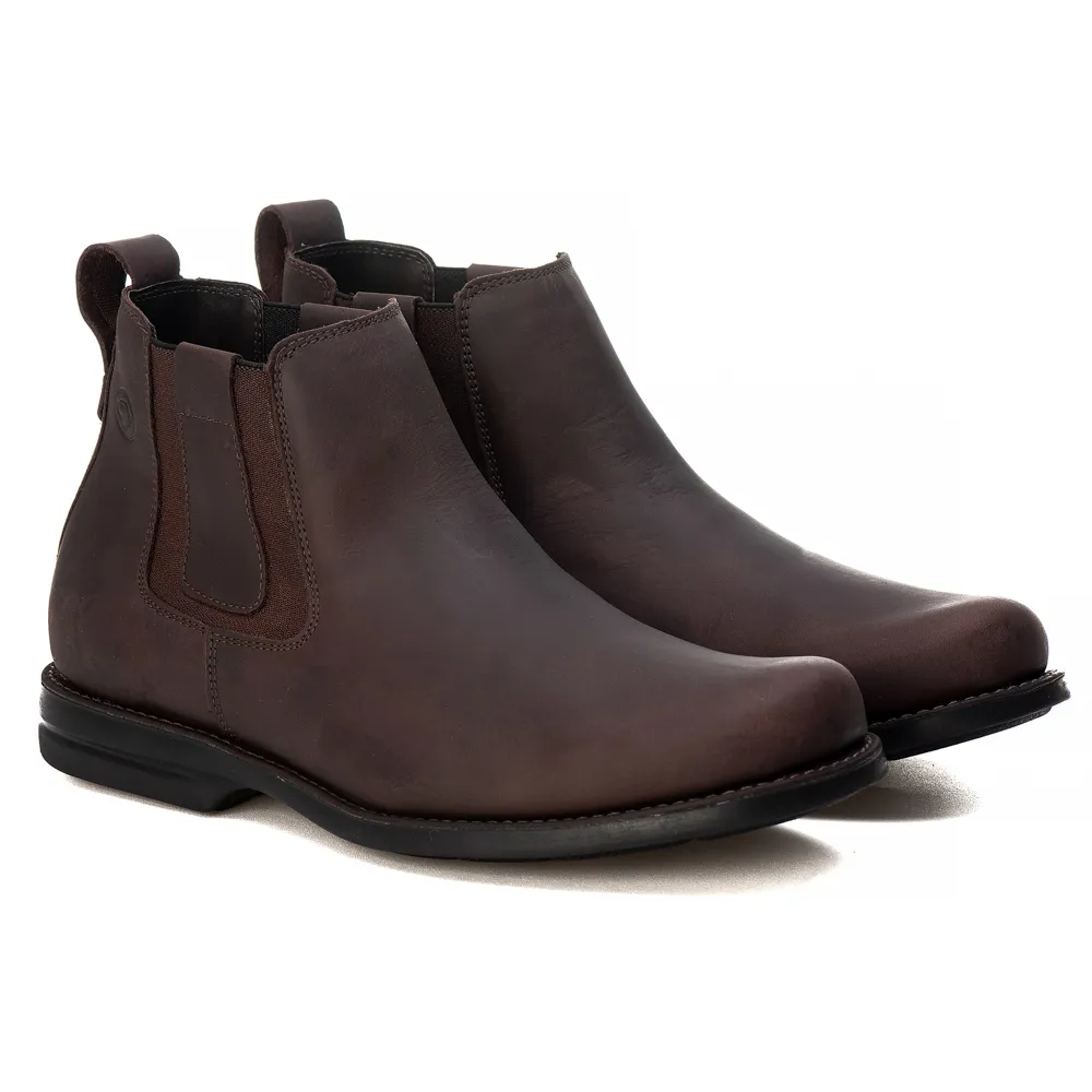 BOTINA ANATOMIC GEL 4516 MUSTANG BROWN - BOTA CHELSEA