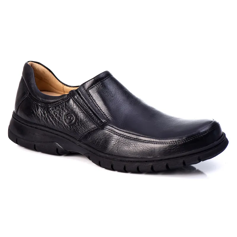 North Man 、AMOMENTO Synthetic Leather Bota Anatomic Gel 8703 Semicromo Preto Anatomic Gel