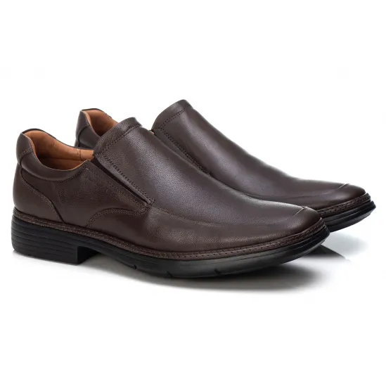 SAPATO ANATOMIC GEL 8616 MESTIÇO DARK BROWN - SAPATOS