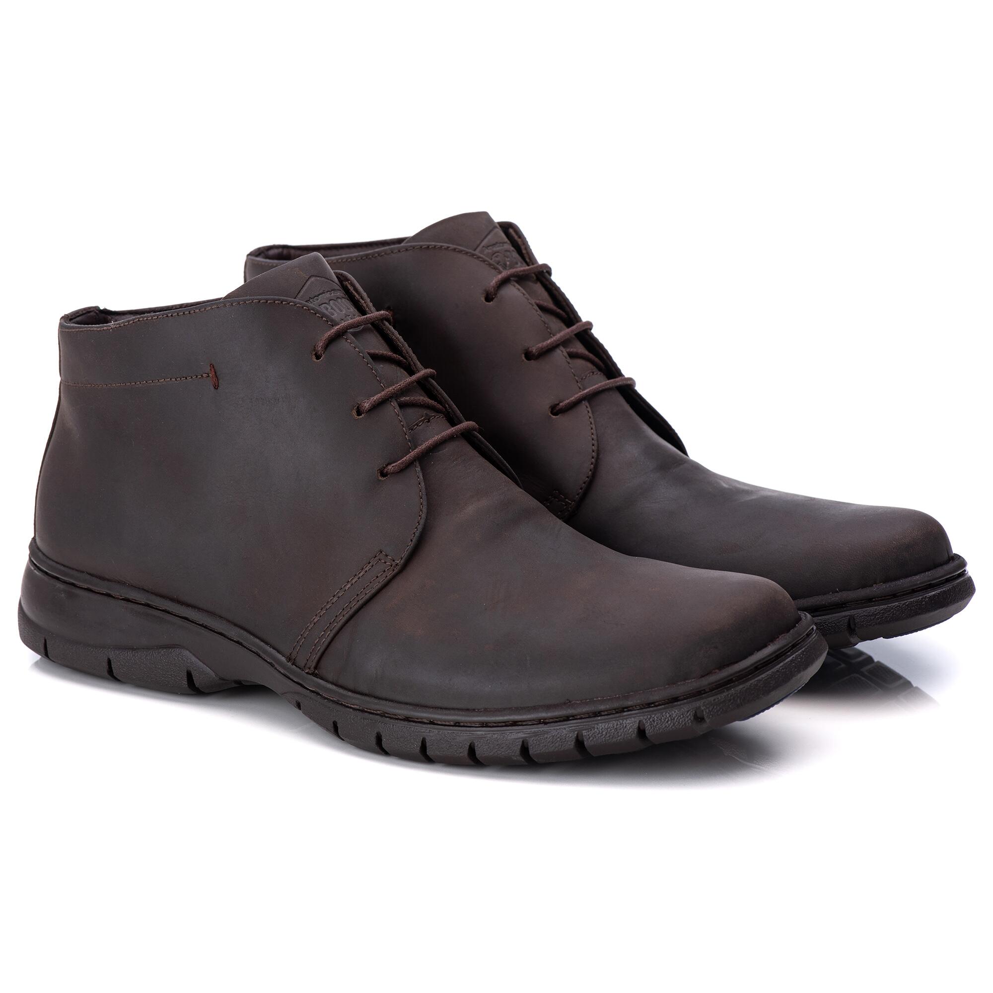 Bota Anatomic Gel 7999 Mustang Brown casual masculina