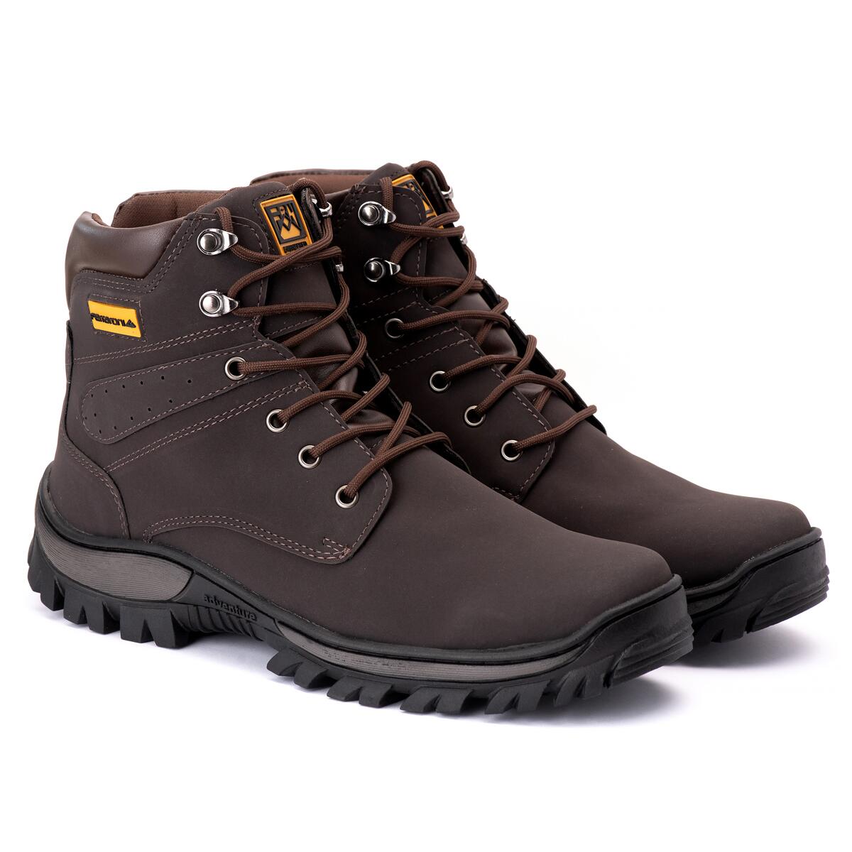 Comprar Bota Coturno Urbano Casual Ferraroni DK759 Marrom
