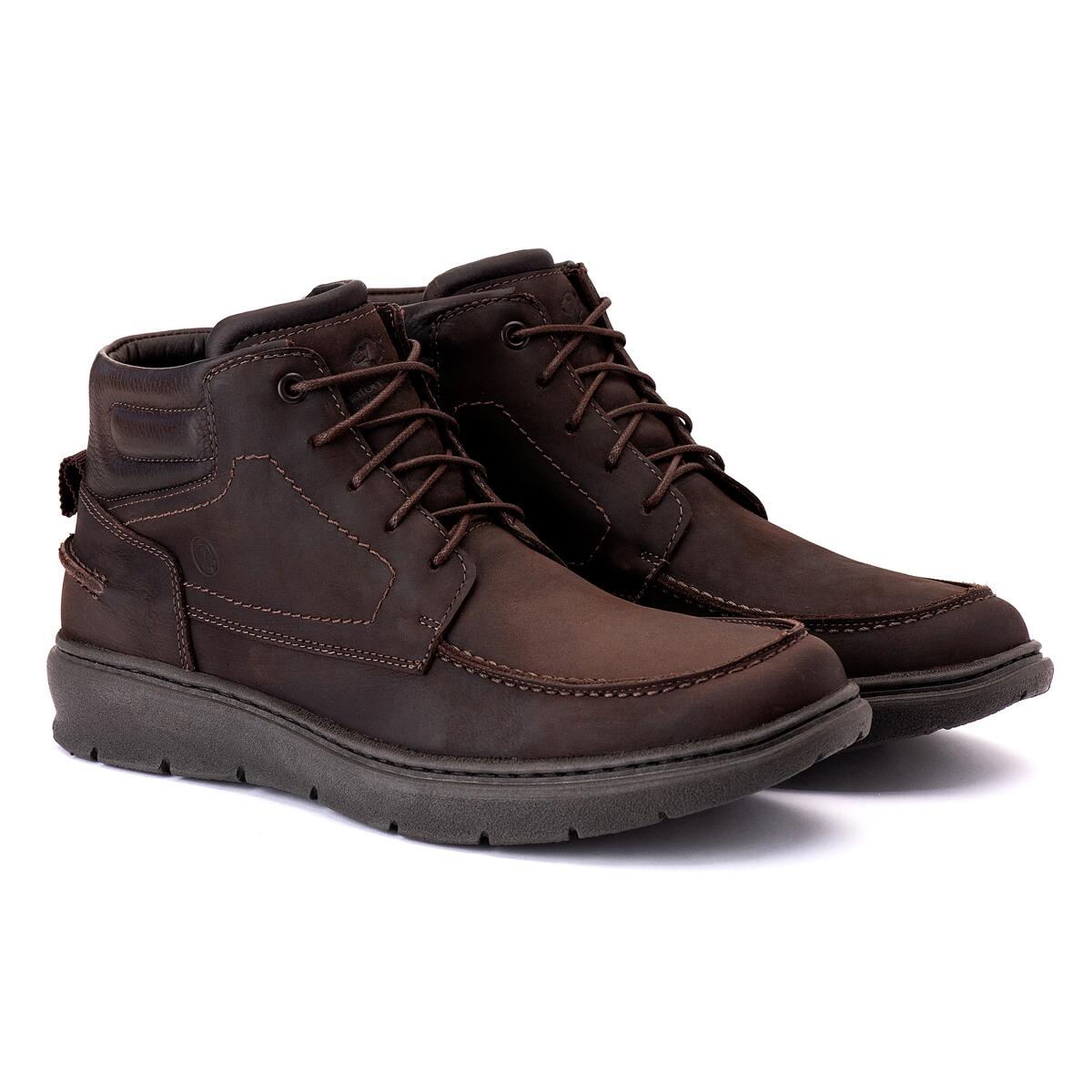 Bota Anatomic Gel 7262 Rustico T.Moro Sola Café