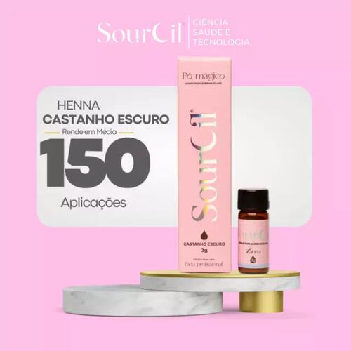 Comprar HENNA ZARINA CASTANHO ESCURO - SOURCIL 3G - a partir de R