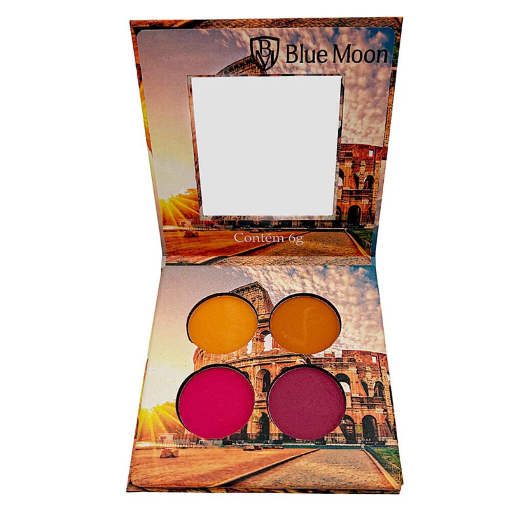 Comprar PALETA QUARTETO DE SOMBRAS ROMA E TOKIO BLUE MOON 6G