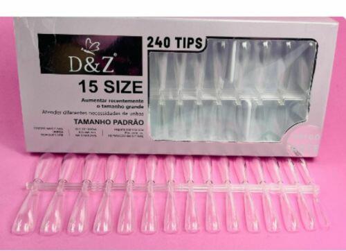 Comprar UNHAS POSTIÇAS D&Z 4073 C/240 PCS