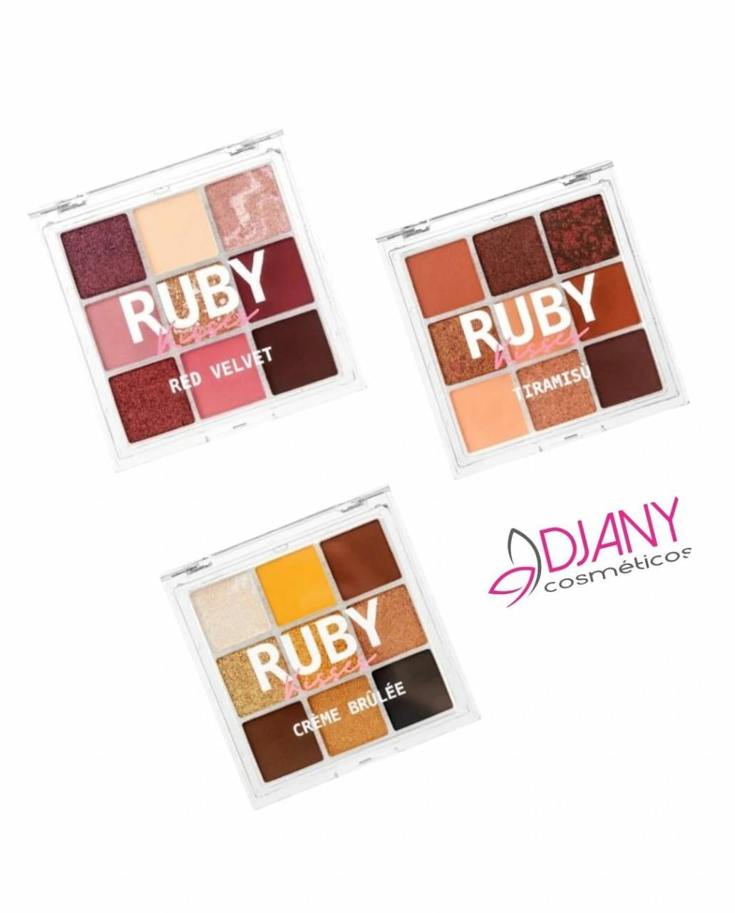 【Ruby】残り11点 Comprar PALETA DE SOMBRAS 9 CORES 11,7G RUBY KISSES KISS