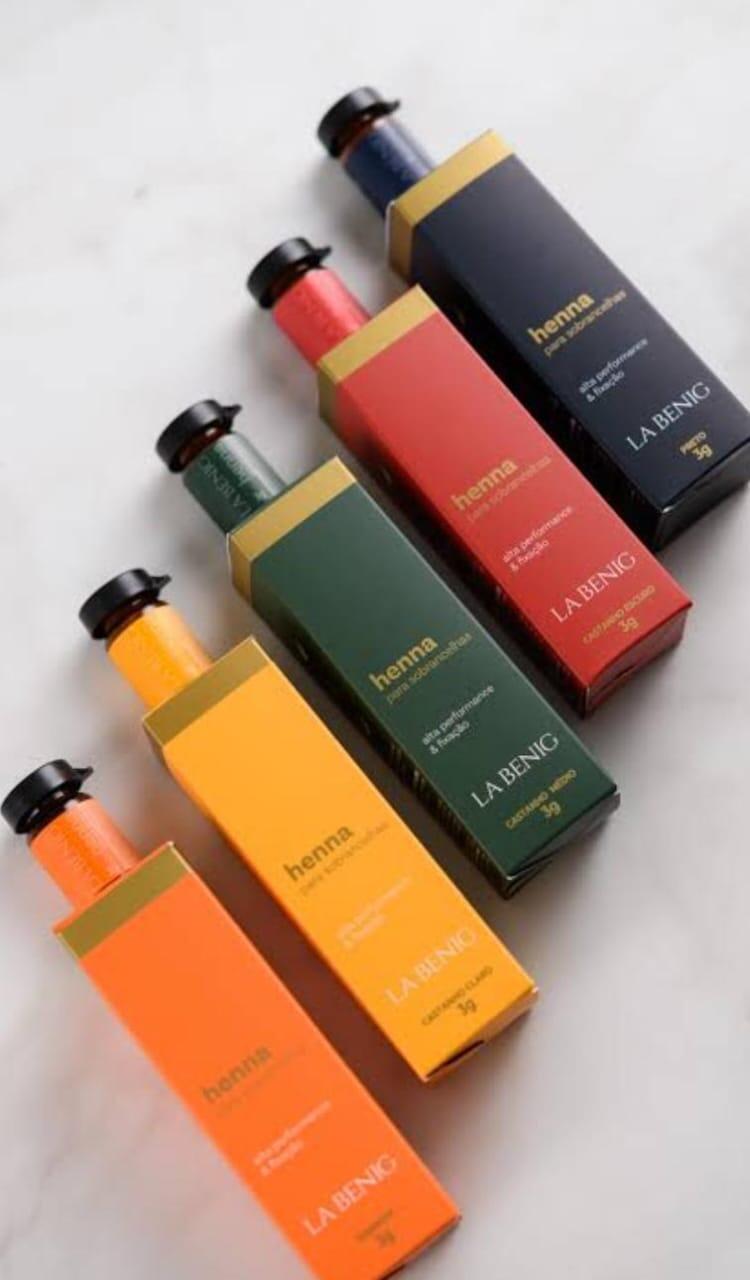 Comprar KIT HENNA 3G + FIXADOR 10ML LA BENIG