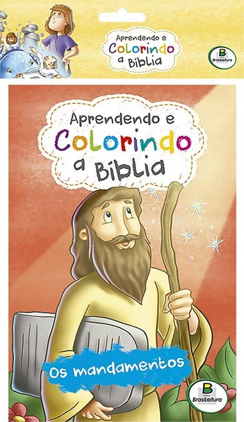 Aprendendo e colorindo a Bblia | Kit com 10 Livros