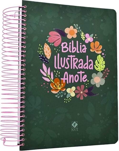 Bblia Ilustrada Anote | NVT | Cores e Flores