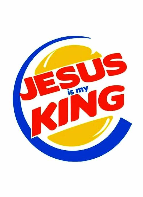Quadro em MDF Jesus is my King