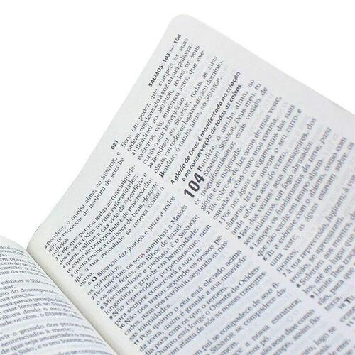 Bblia Sagrada Letra Extra Gigante | Rosa | Com Zper