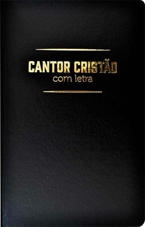 Cantor Cristo Pequeno | Com Letra | Capa Dura Flexvel Preto