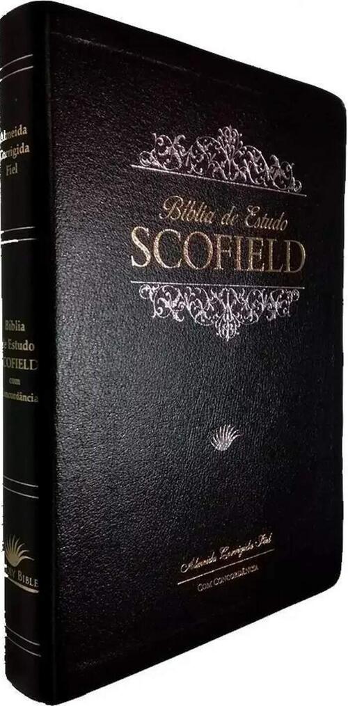 Bblia de Estudo Scofield Preta | Almeida Corrigida Fiel