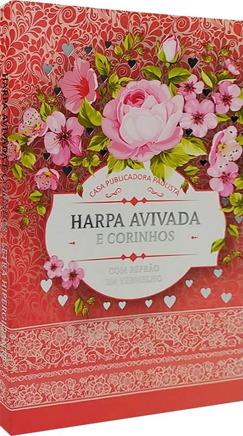 Harpa Crista Letra Hipergigante Brochura Com Corinhos Feminina
