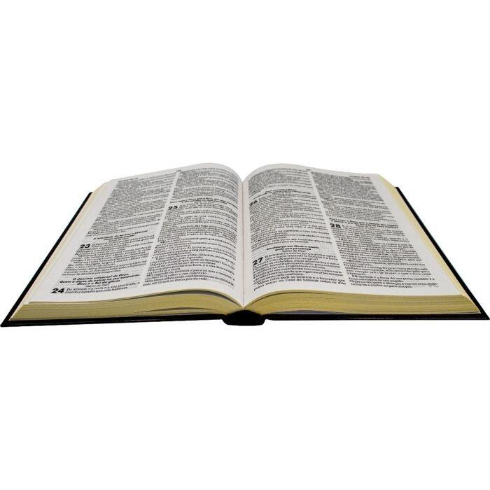 Bíblia sagrada capa dura Cruz mármore RC - Editora SBB