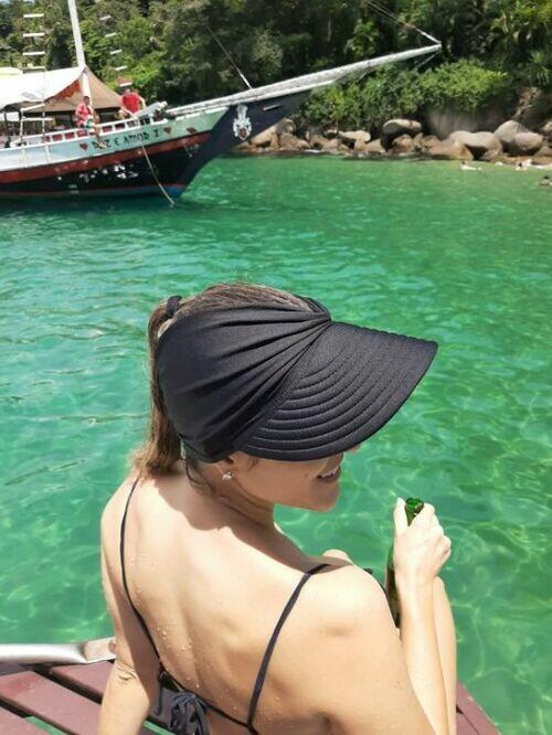 Viseira Turbante UV50+ Premium cor Preta