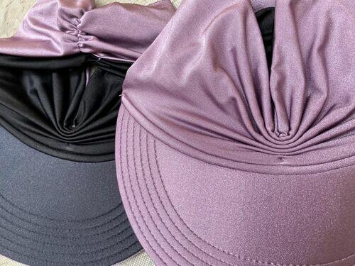 Viseira Turbante UV50+ DUPLA-FACE - Premium cor Lilás