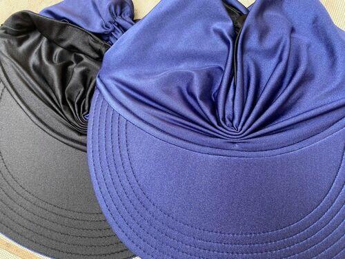 Viseira Turbante UV50+ DUPLA-FACE - Premium cor Azul Marinho