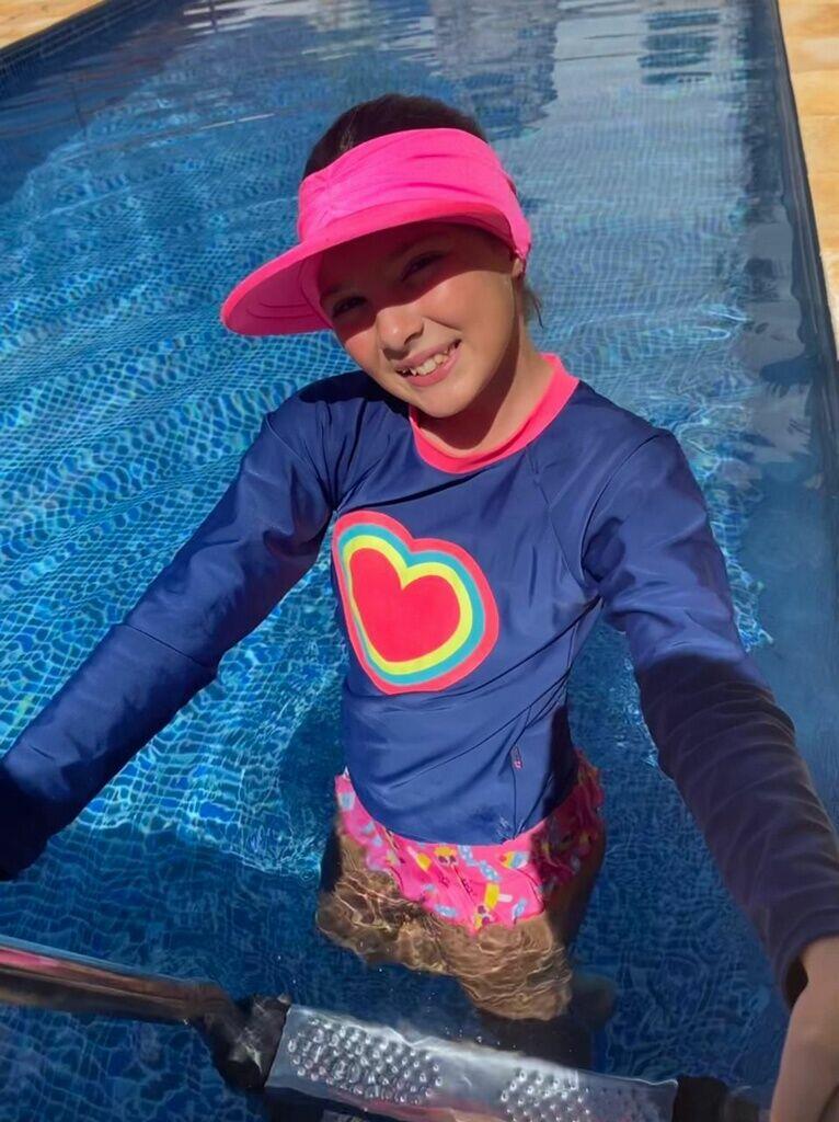 Viseira UV50+ KIDS - Rosa Neon
