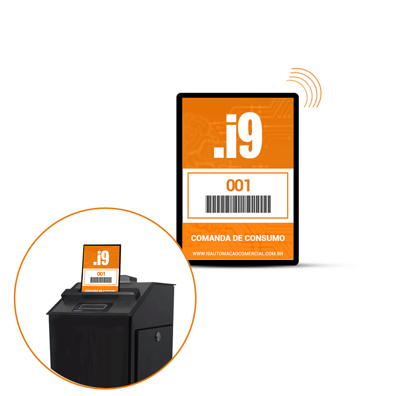 Comanda Eletrônica RFID - Personalizada - de R$8,99 a R$11,00
