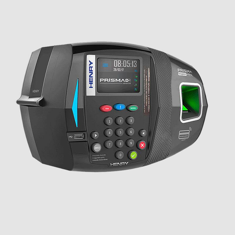 Relógio Ponto Biométrico c/ Software Grátis (3 meses) Brinde 5 Crachás Personalizados