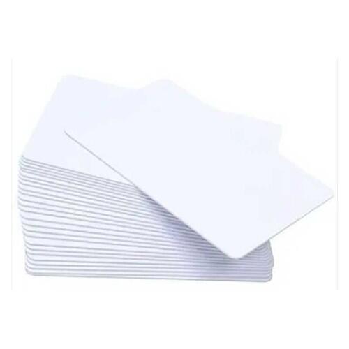 Carto de PVC Branco Liso 76mm | Sem resina