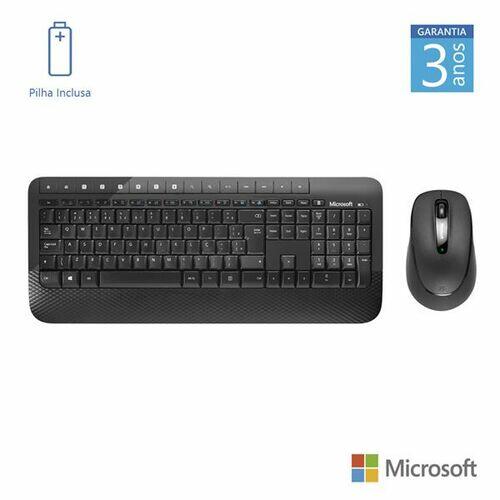 Teclado e Mouse sem Fio Microsoft Desktop 2000 USB