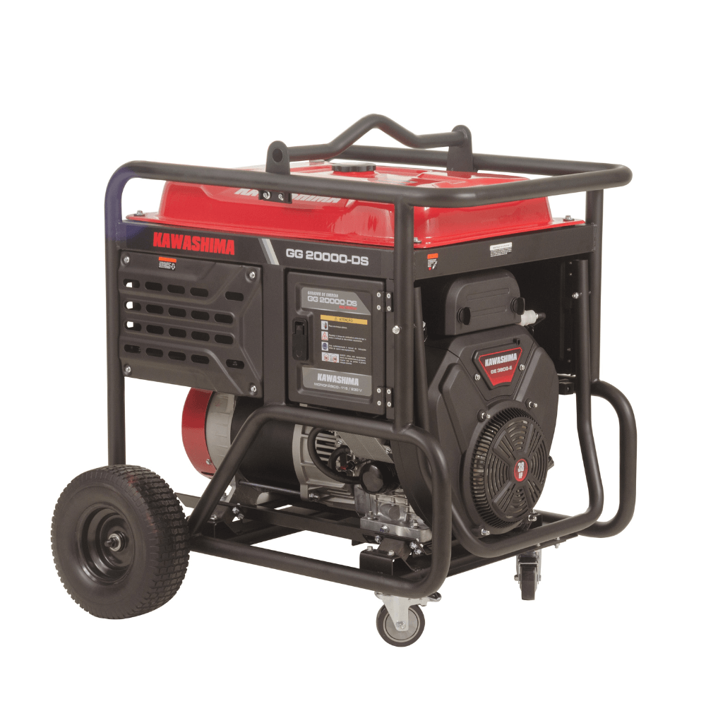 Gerador a Gasolina Kawashima GG 20000-DS 20kVA Monofásico Bi - a