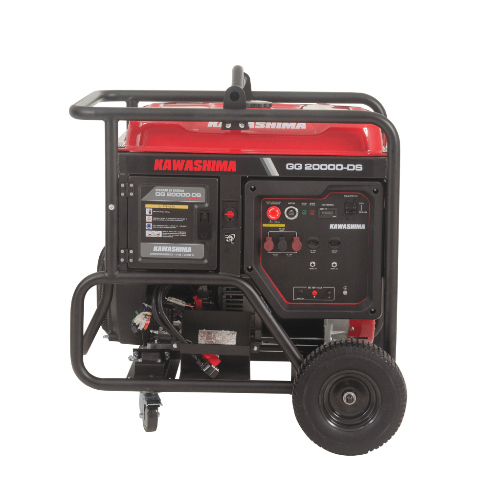 Gerador a Gasolina Kawashima GG 20000-DS 20kVA Monofásico Bi - a