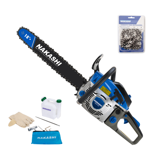 Motosserra Nakashi NCS 500 49,3cc Profissional - a partir de R$926,91