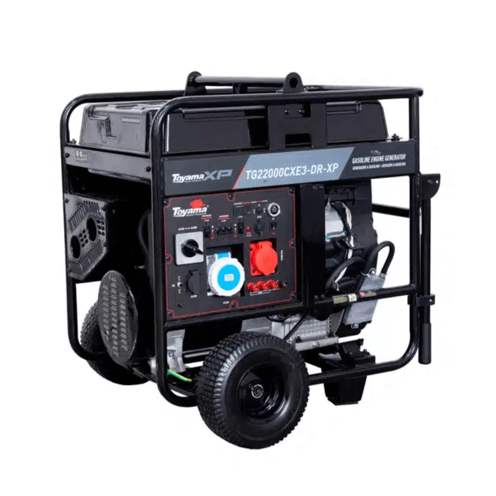 ん Gerador Toyama TG22000CXE3-DR-XP 22 kVA Trifásico Gasolina - a