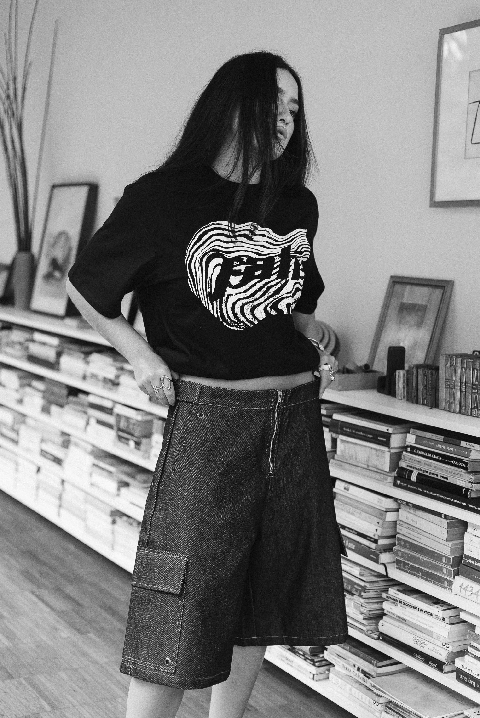 Bermuda Front Zip Baggy Jorts