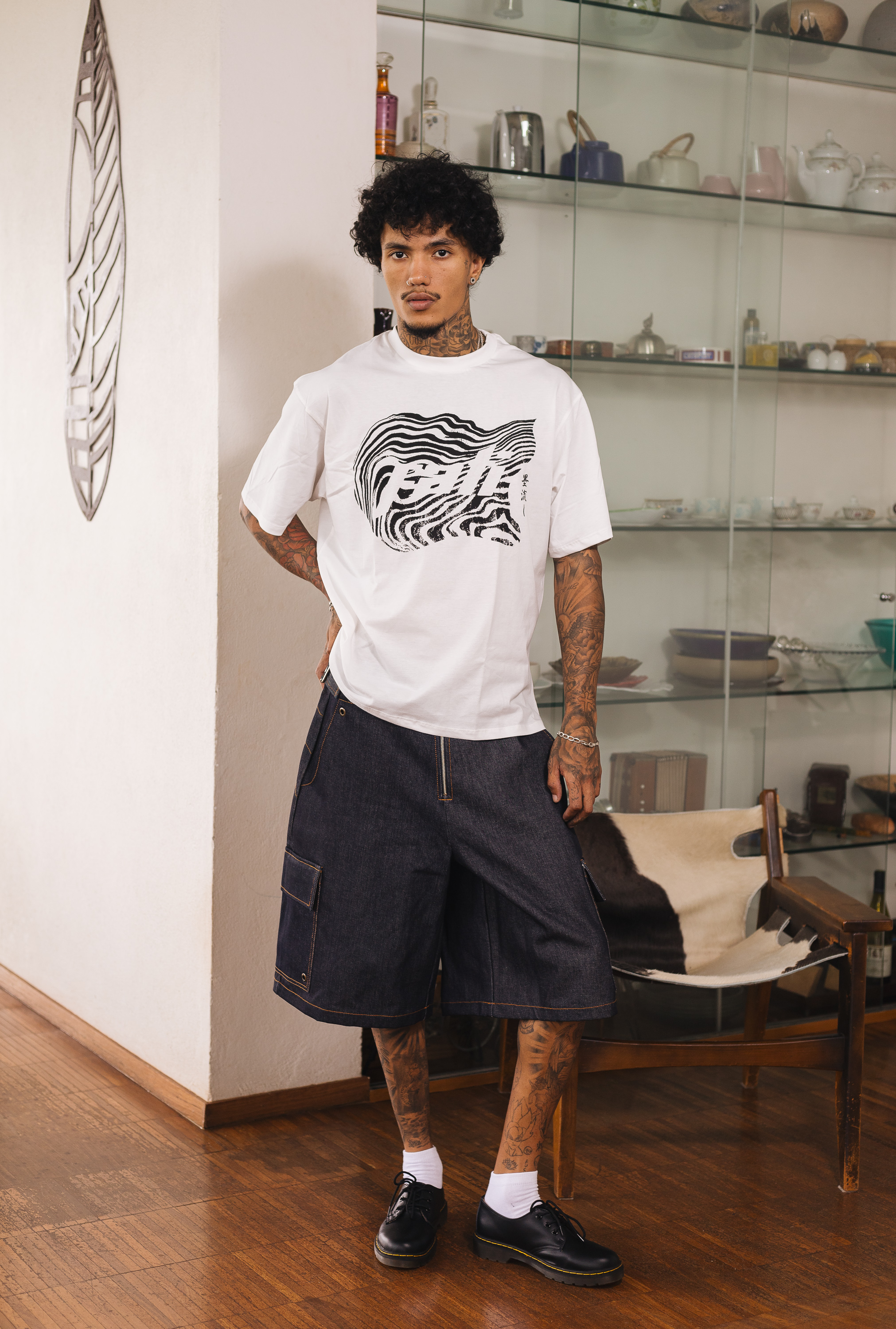 Bermuda Front Zip Baggy Jorts