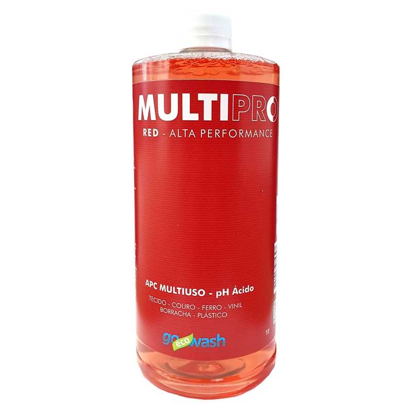 Limpador Multiuso Ácido APC Multipro Red 1 Litro ? Go Eco Wash