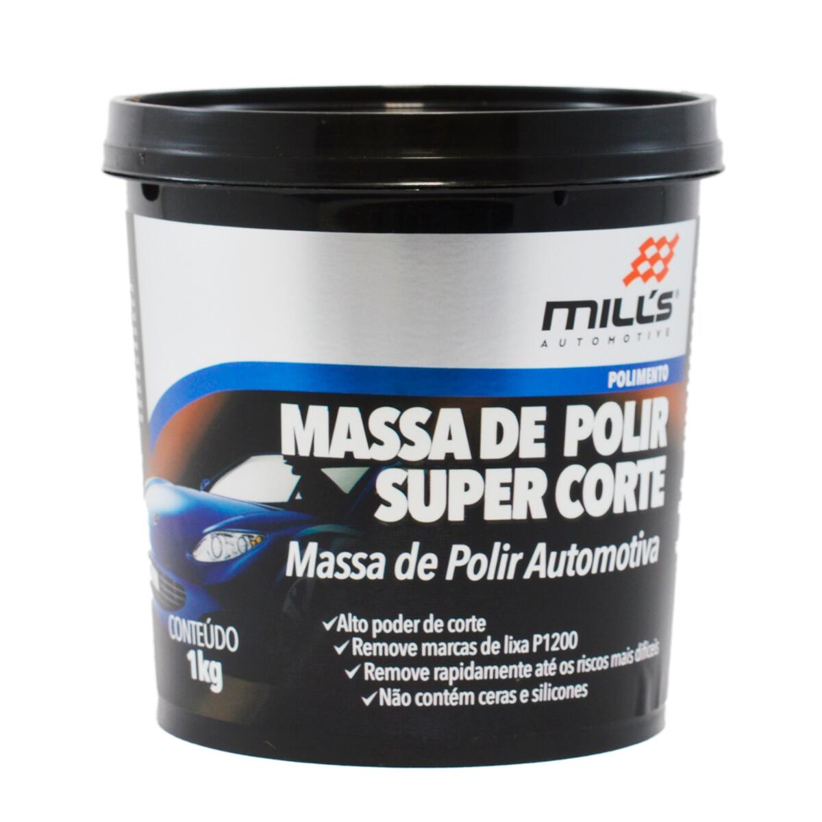 Massa de Polir Super Corte 1Kg - Mills