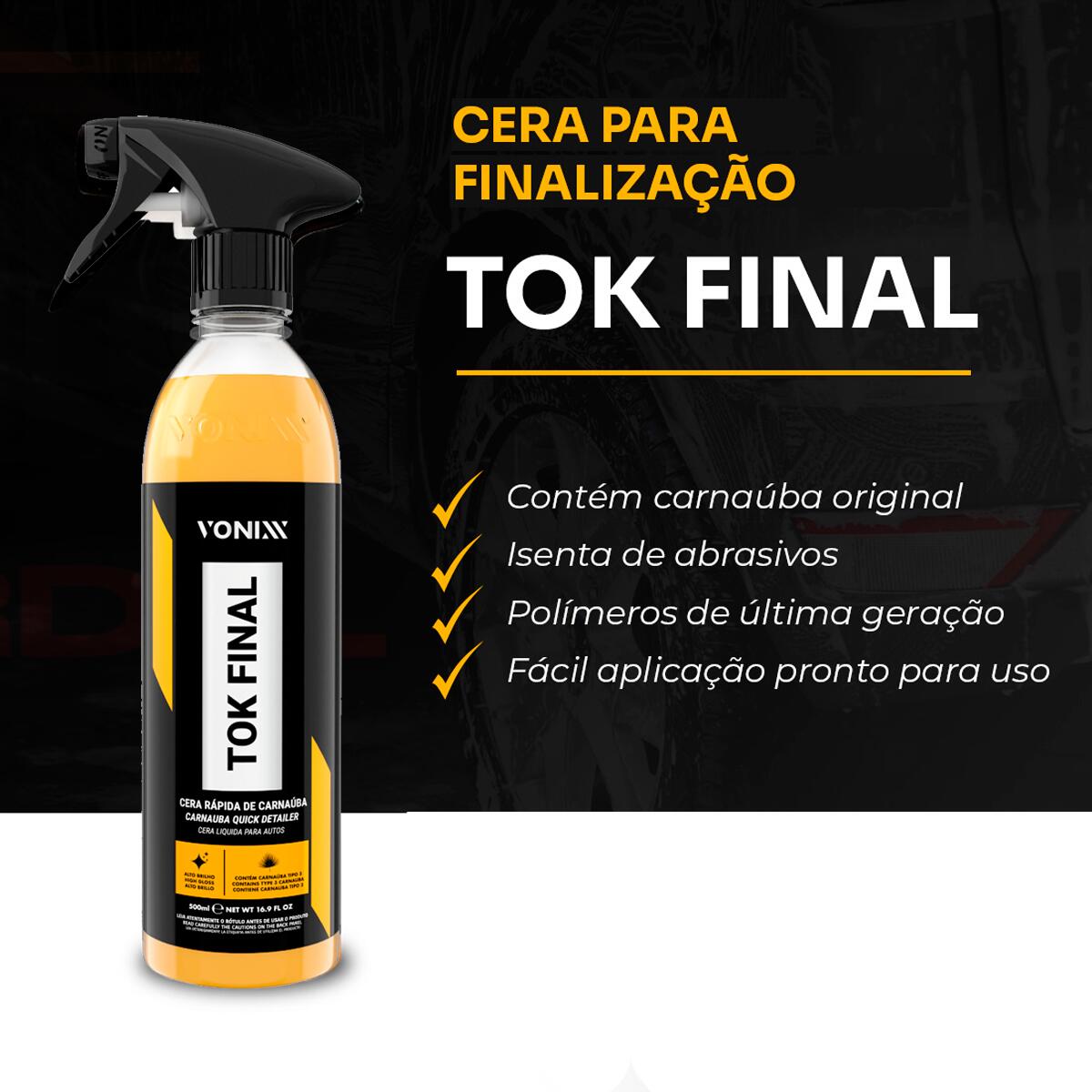 Tok Final Cera de Carnaúba 500ml - Vonixx - a partir de R$27,54