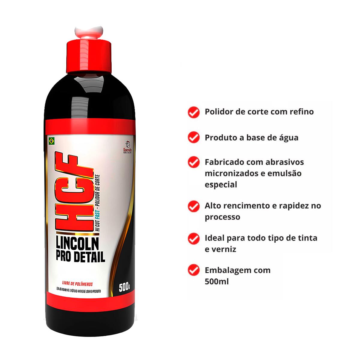HCF Hi Cut Fast 500ml - Lincoln - a partir de R$130,81