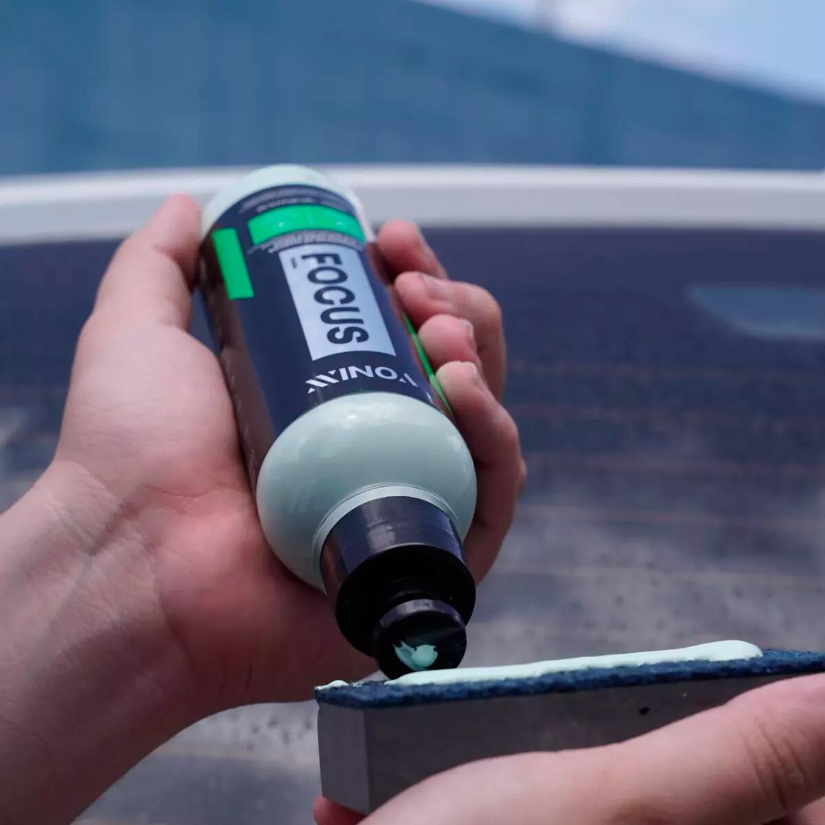 ENVIORN Focus Skin Tech+ セット Focus Removedor de Marca D'Água para Vidro Vonixx +Taco Carpete e