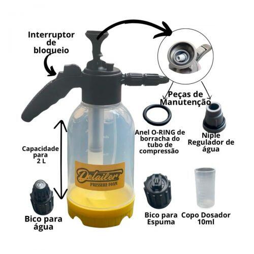 Gerador de Espuma 3 em 1 Manual 2L - Detailer - a partir de R$60,70