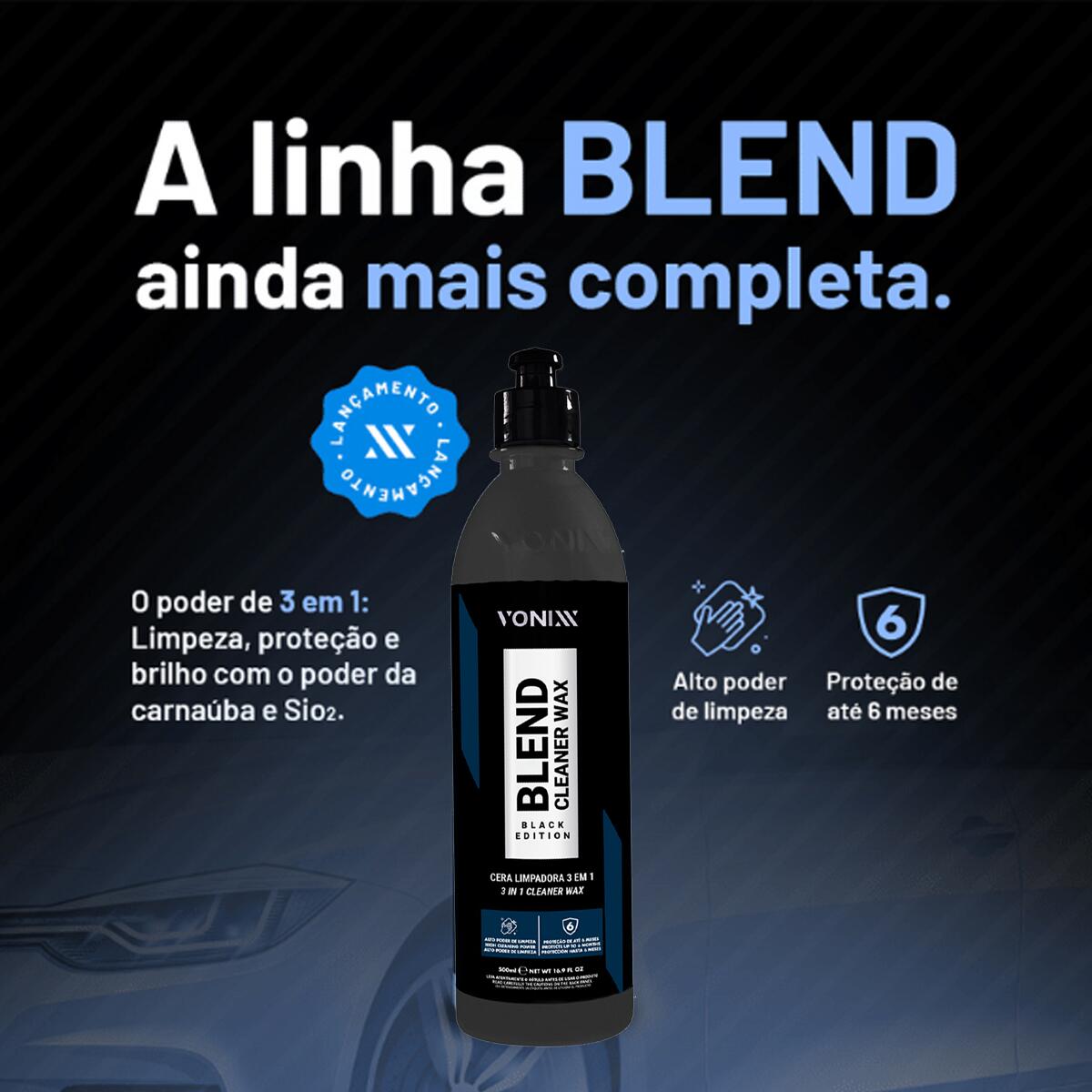 Blend Cleaner Wax Black Edition - Vonixx - a partir de R$65,07