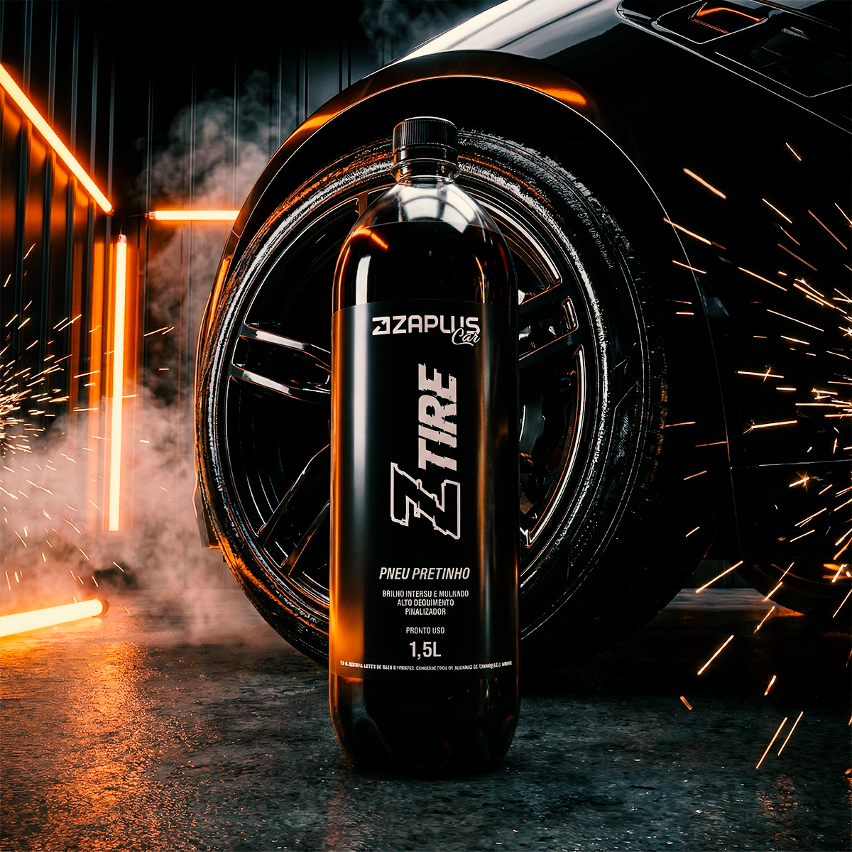 Z-Tire Pretinho para Pneu 5L - Zaplus Car - a partir de R$22,70