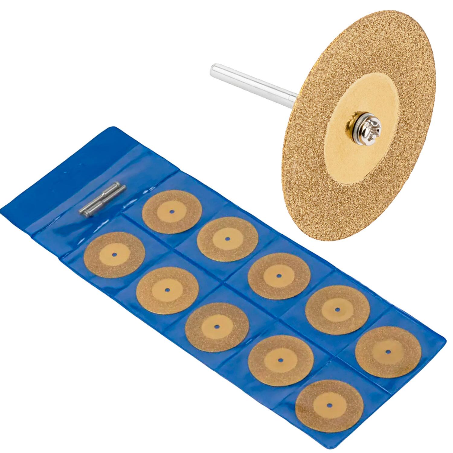 Retifica Corte Comprar Kit 10 Discos de Corte 40mm Diamantado Titânio para Retífica ...