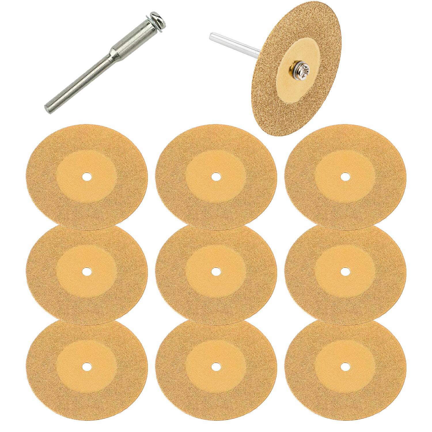 Retifica Corte Comprar Kit 10 Discos de Corte 40mm Diamantado Titânio para Retífica ...